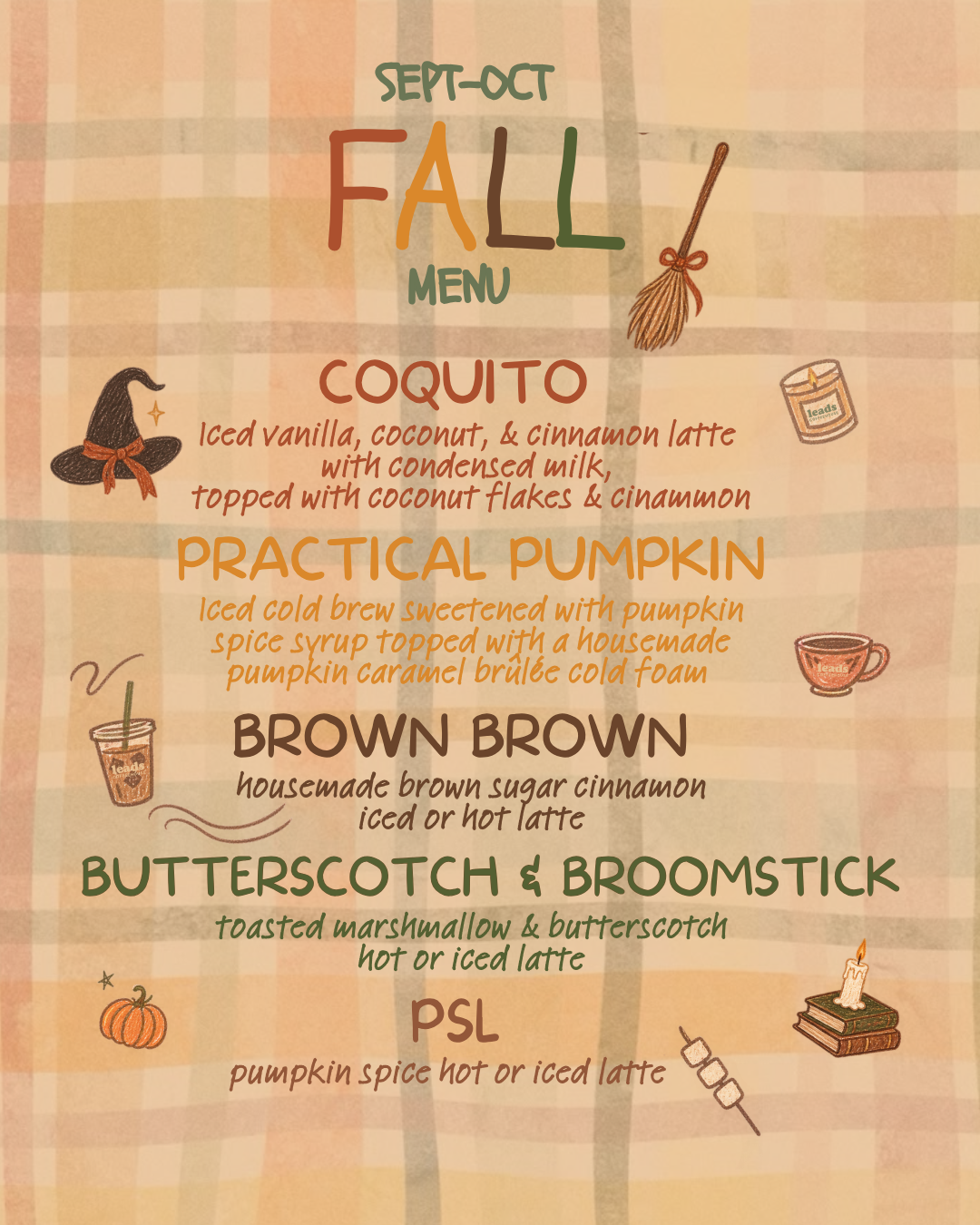 Leads Coffeehouse seasonal special
