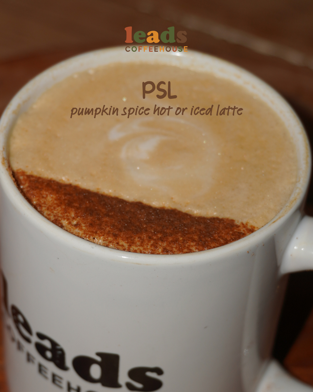 Leads Coffeehouse seasonal special
